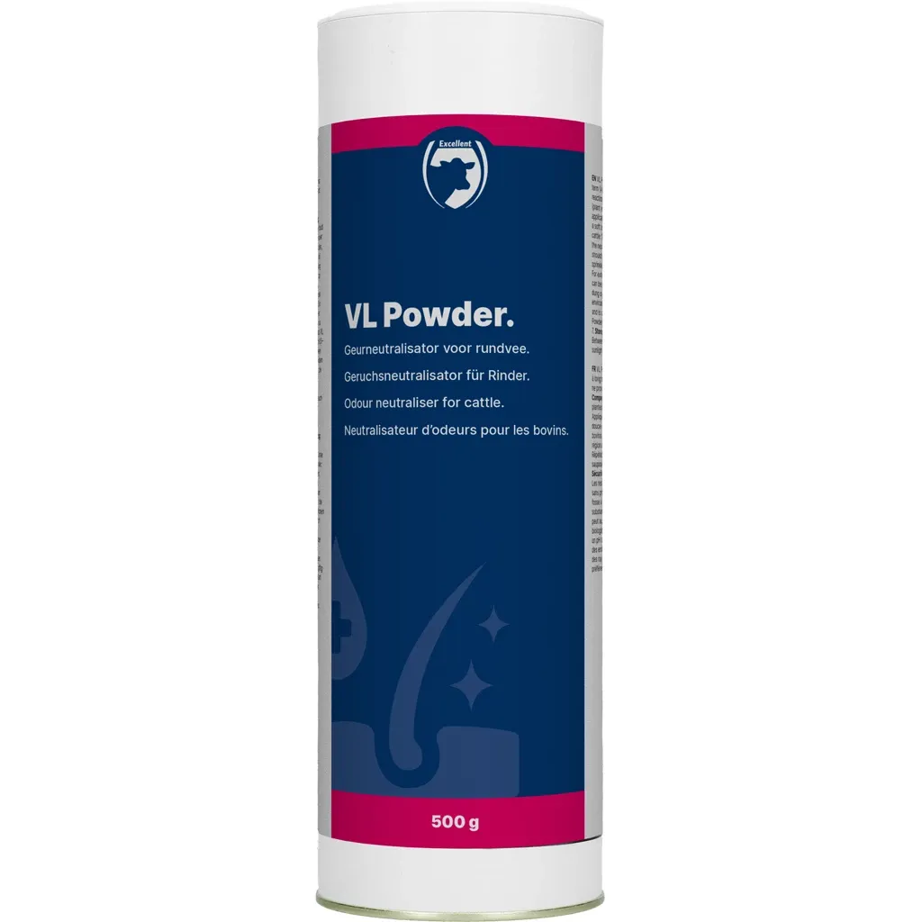 VL-Pulver – 500 g – Nutztiere &amp; Rinder – Geruchsneutralisator – Sprühflasche