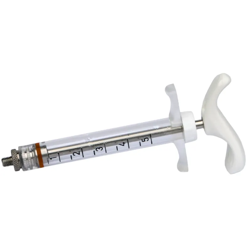 Hochwertige Nylonspritze – 5 ml – Mit Gewindeansatz – Medikamente, Flüssigkeiten