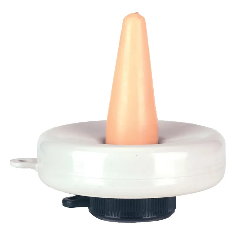 Schwimmsauger einzeln gelb Komplett – Kälbertreibzitze – 12 cm