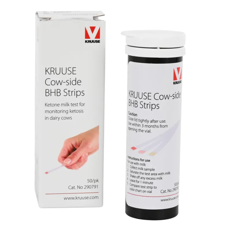 Ketose Milch Teststreifen – 50 Stück – Nachweis von Ketose bei Milchkühen