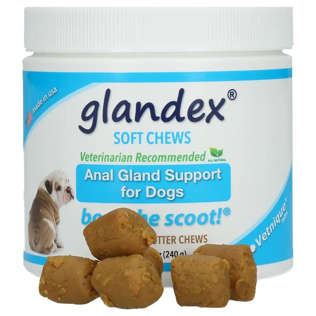 Glandex Soft Chews Erdnussbutter – 60 St. – Verdauung &amp; Analdrüsen