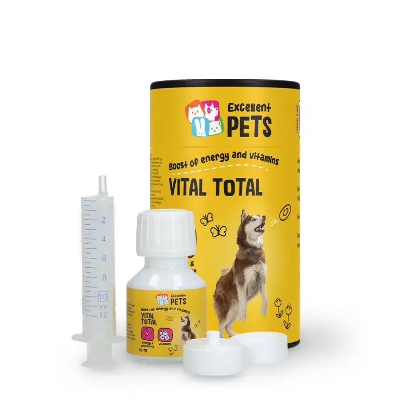 Excellent Pets Vital Total – 50 ml – Energie- und Vitaminschub für Hunde