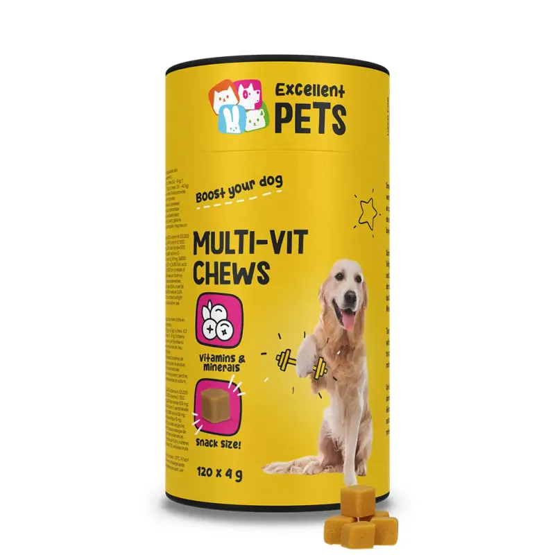 Excellent Pets Multi-Vit Soft Chews – 120 Treats – Vitamine &amp; Mineralien
