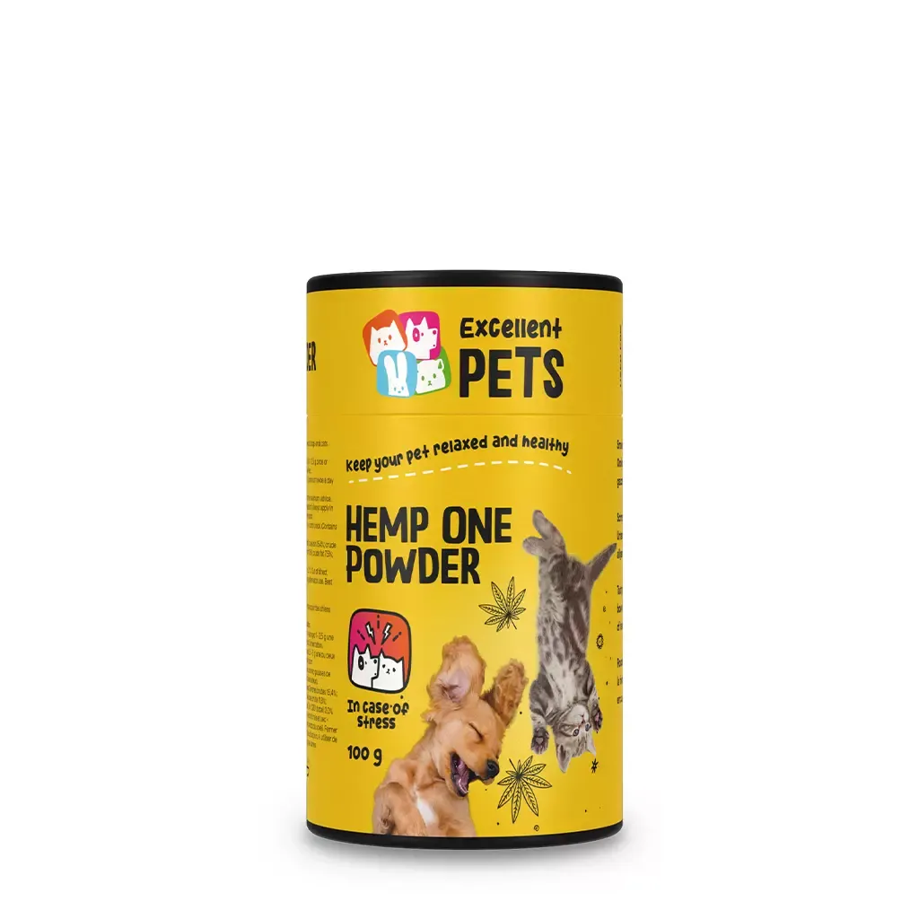 Excellent Pets Hemp One Powder – 100 g – Darmfunktion &amp; Allgemeine Gesundheit