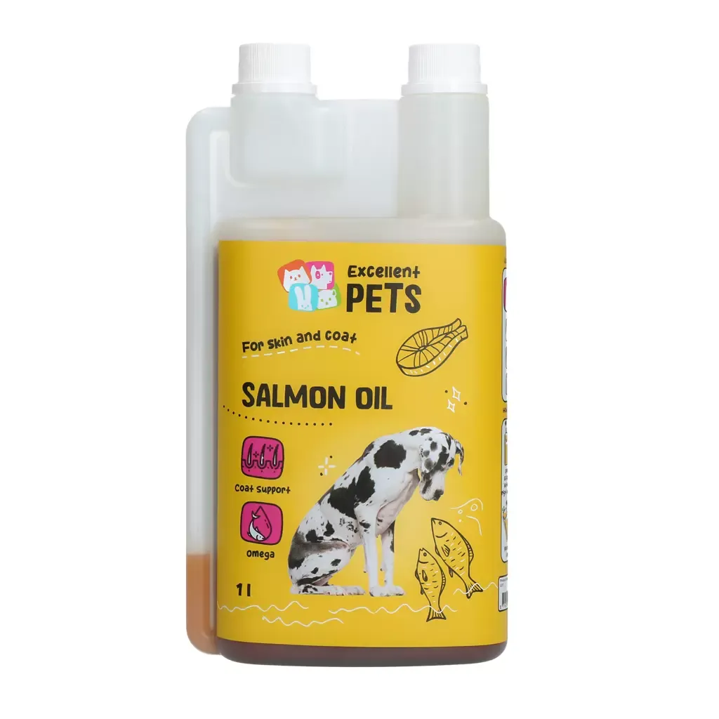 Excellent Pets Dog Salmon Oil – Lachsöl 1000 ml – Gelenke, Immunsystem, Herz