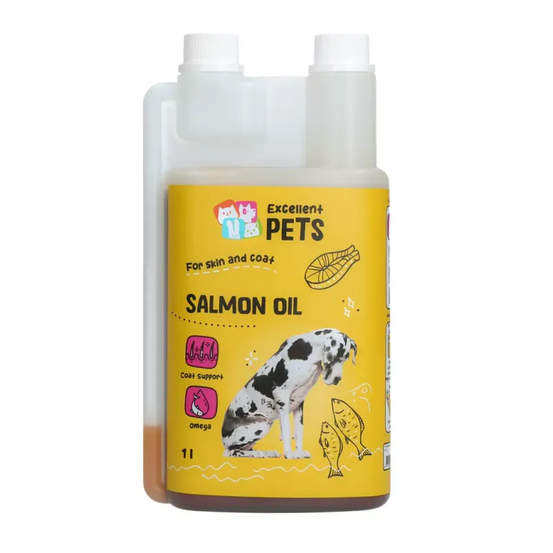 Excellent Pets Dog Salmon Oil – Lachsöl 1000 ml – Gelenke, Immunsystem, Herz