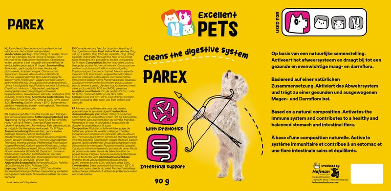 Excellent Pets Dog Parex – 90 g – Magen-Darm-Flora & Immunsystem