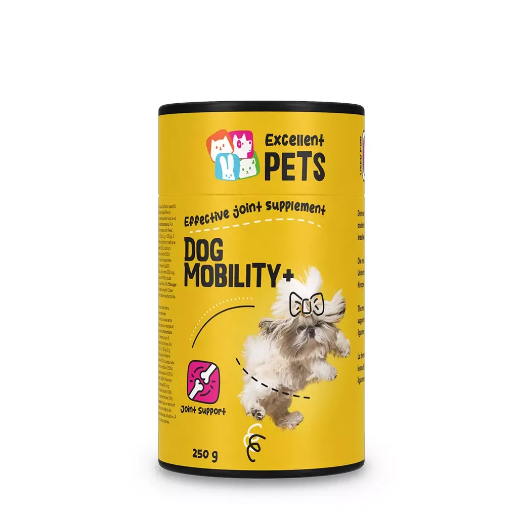 Excellent Pets Dog Mobility+ – 250 g – Gelenke, Sehnen, Knorpel, Bänder