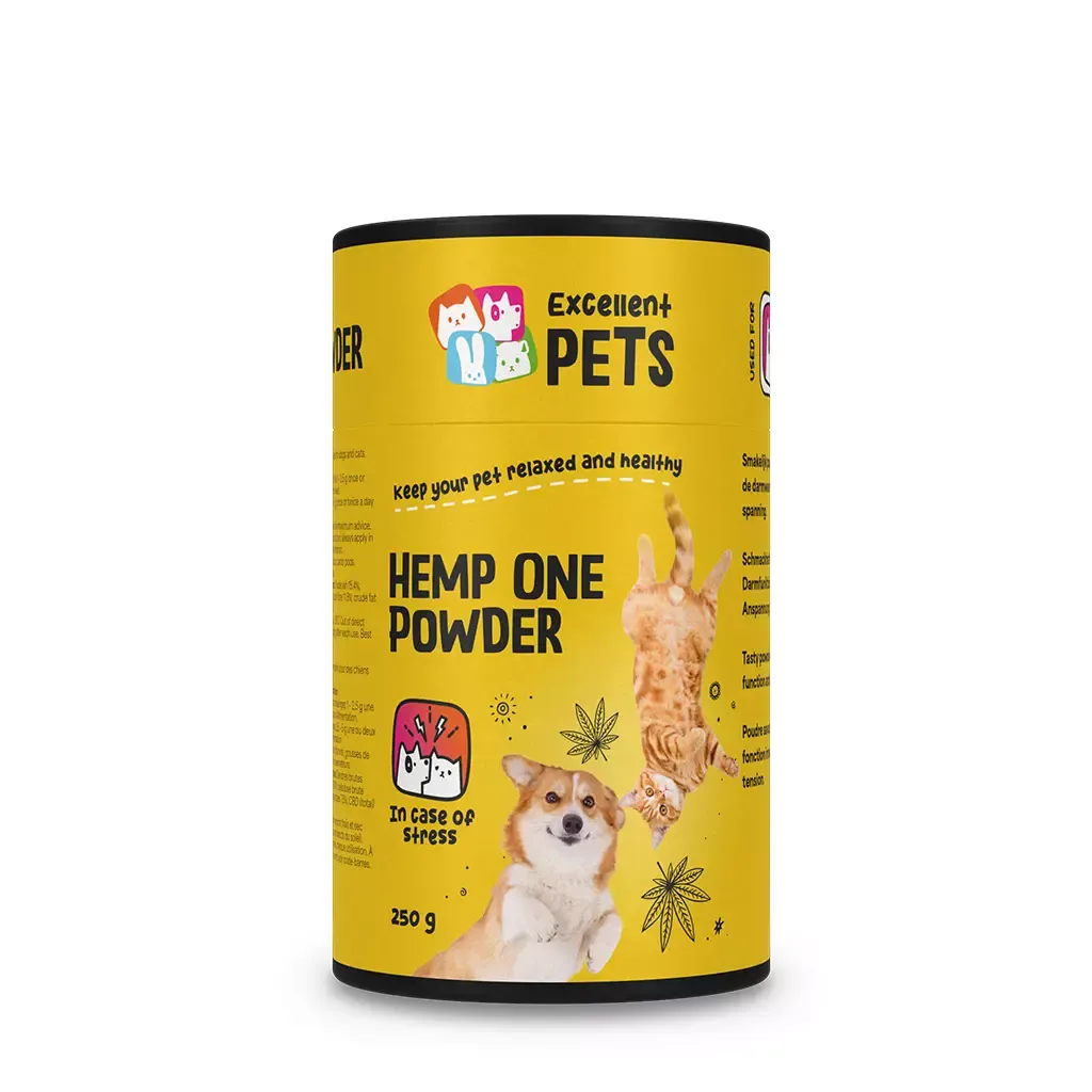 Excellent Pets Hemp One Powder – 250 g – Darmfunktion &amp; Allgemeine Gesundheit