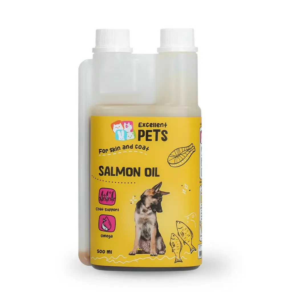 Excellent Pets Dog Salmon Oil – Lachsöl 500 ml – Gelenke, Immunsystem, Herz