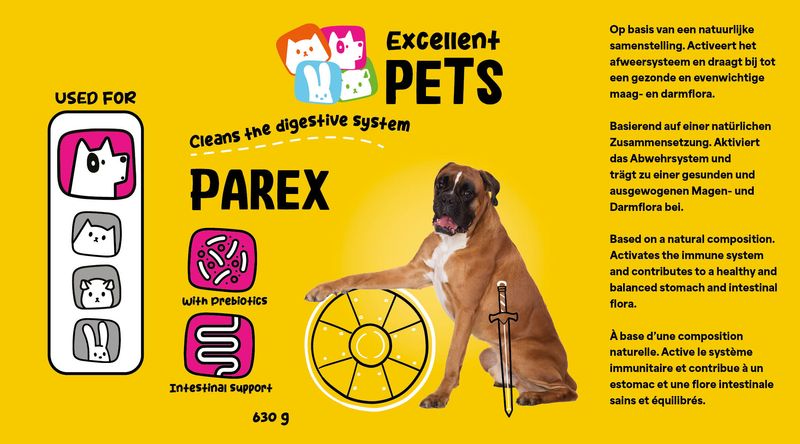 Excellent Pets Dog Parex – 630 g – Magen-Darm-Flora & Immunsystem