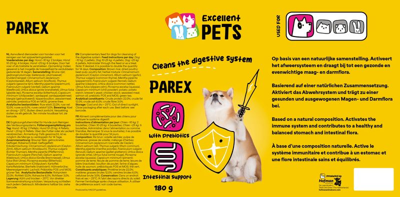 Excellent Pets Dog Parex – 180 g – Magen-Darm-Flora & Immunsystem