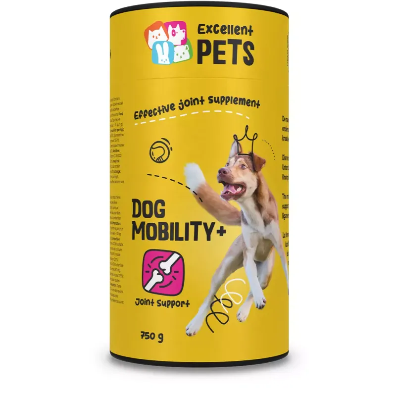 Excellent Pets Dog Mobility+ – 750 g – Gelenke, Sehnen, Knorpel, Bänder
