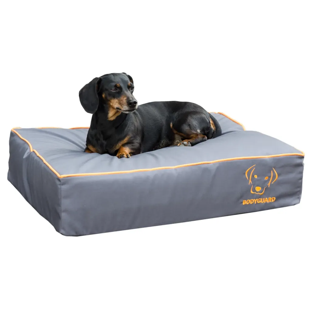 Bodyguard Royal Bed Grau S – Hundebett – Schutz vor Flöhen und Zecken
