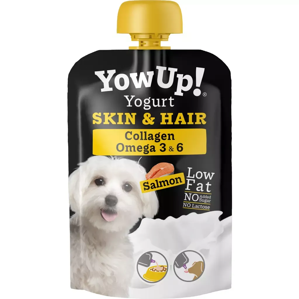YowUp! Yogurt Dogs Salmon Skin &amp; Hair 115g – Laktosefreier Joghurt für Hunde