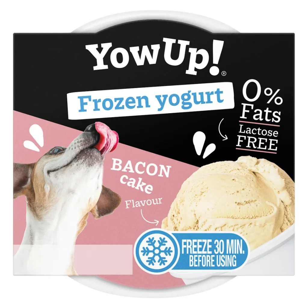 YowUp! Frozen Yoghurt Bacon Cake 110g – Laktosefrei – Joghurt für Hunde &amp; Katzen