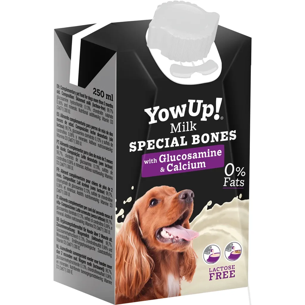YowUp! Dog Milk 250ml – Die erste Milch für Hunde ohne Fett und Laktose!