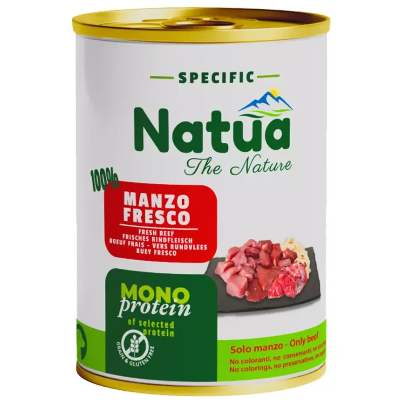 Natua Specific Mono Protein Hundefutter Rindfleisch – 400g – Getreidefrei