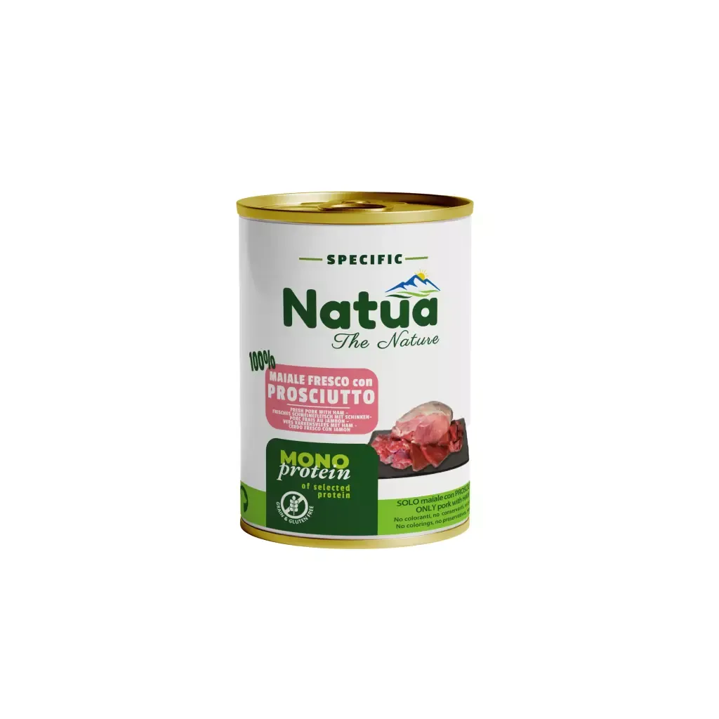 Natua Specific Mono Protein Hundefutter Ham – 400g - Monoprotein-Nassfutter