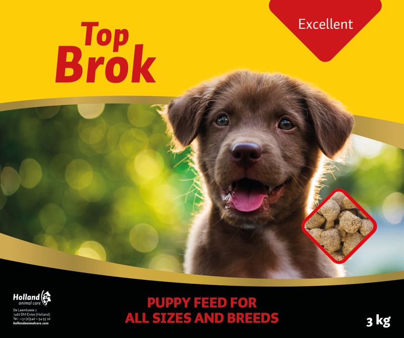 Topbrok Excellent Puppy – 3 kg – Huhn – Welpenfutter - Hundefuuter