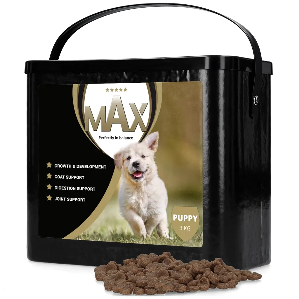 Max Puppy – 3 kg – Welpenfutter – Ausgewogen &amp; Nährstoffreich - Hundefutter