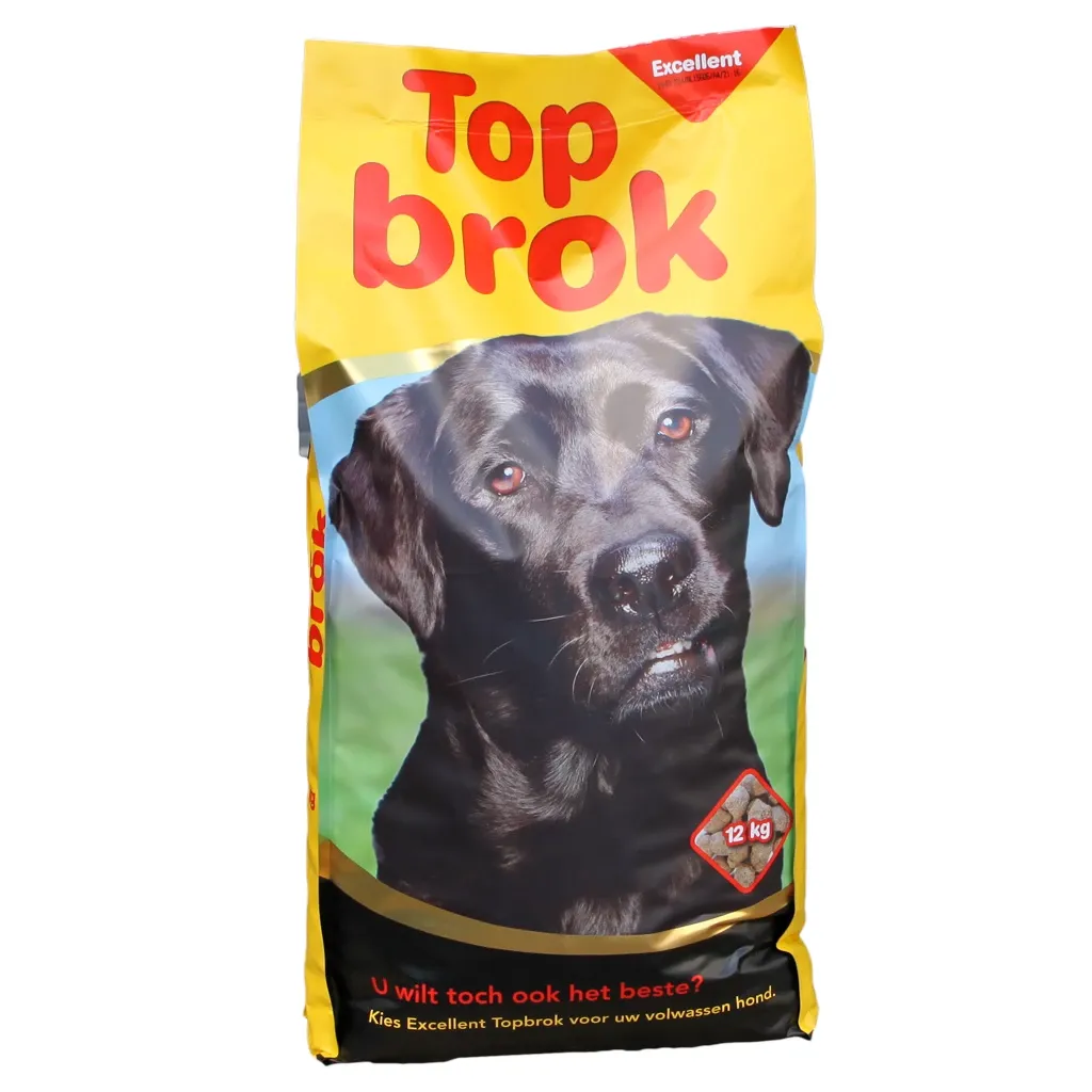 Topbrok Excellent Hundefutter Adult 12kg – Alleinfuttermittel – Topform &amp; Gesundheit