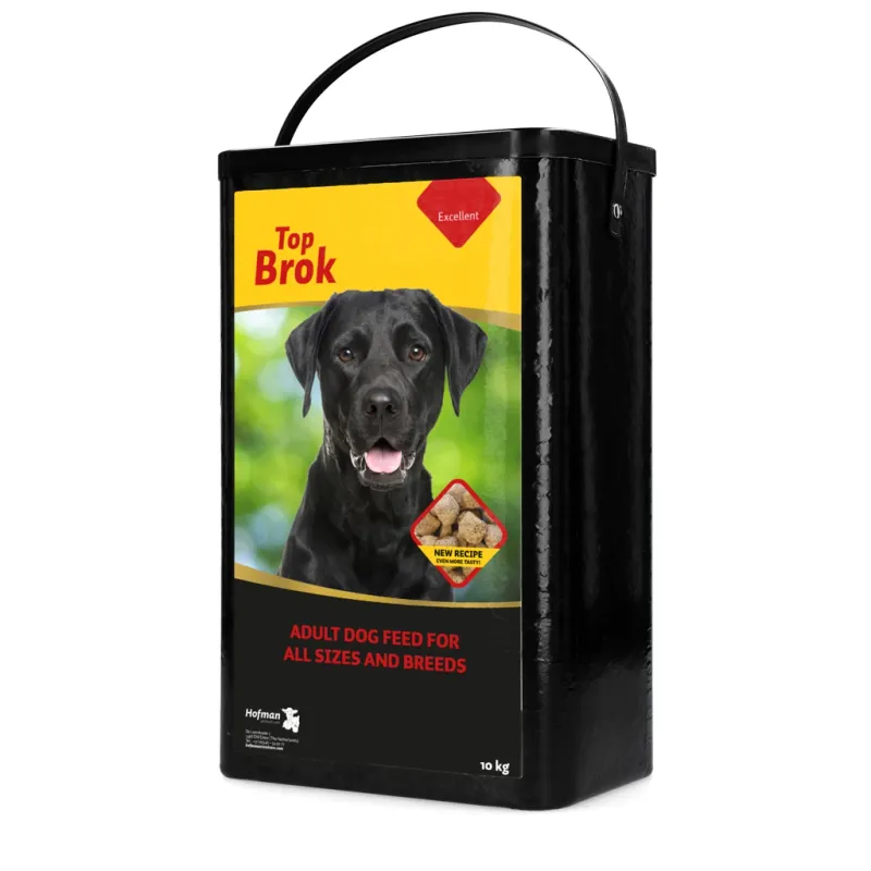 Topbrok Excellent Adult Hundefutter – 10 kg – Alleinfuttermittel – Topform &amp; Gesundheit