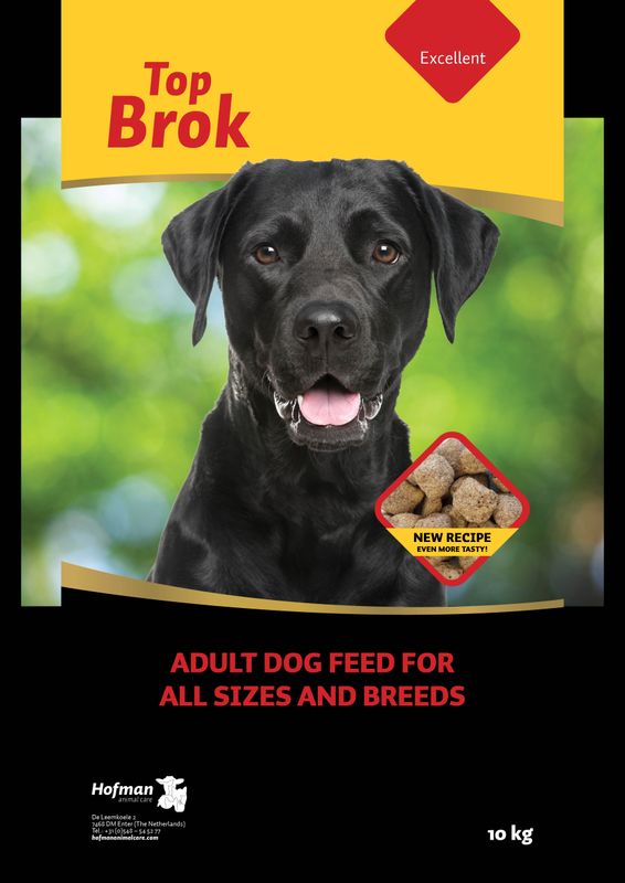 Topbrok Excellent Adult Hundefutter – 10 kg – Alleinfuttermittel – Topform & Gesundheit