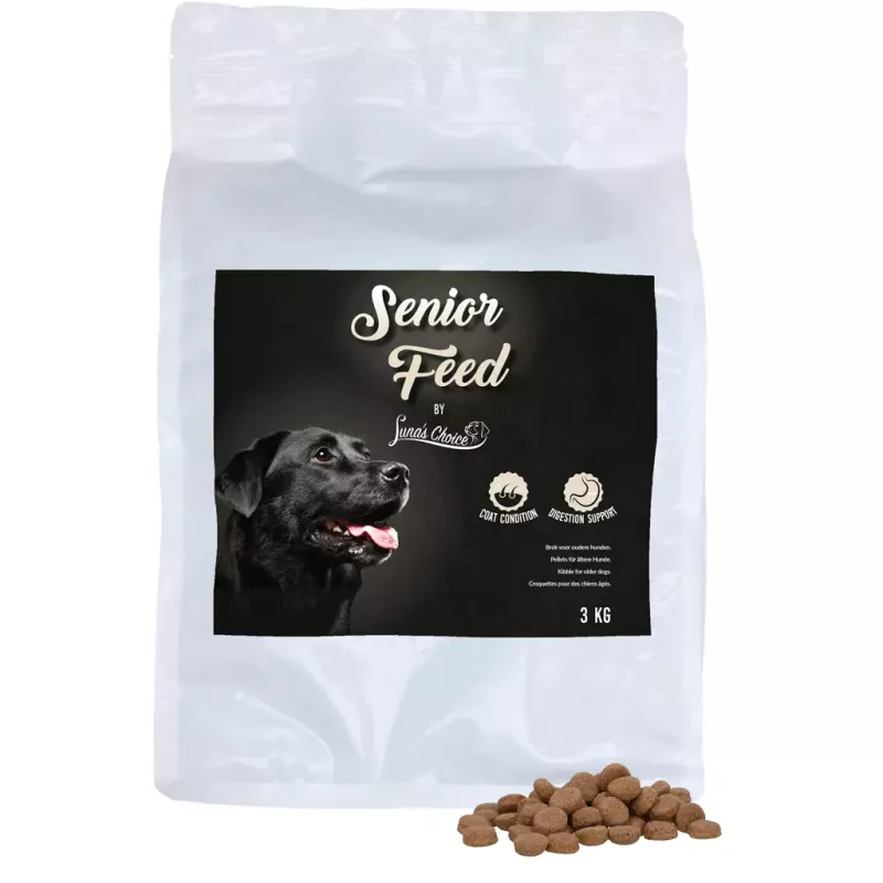 Luna's Choice Senior Futter – 3 kg – Leicht verdaulich – Glänzendes Fell – Hundefutter