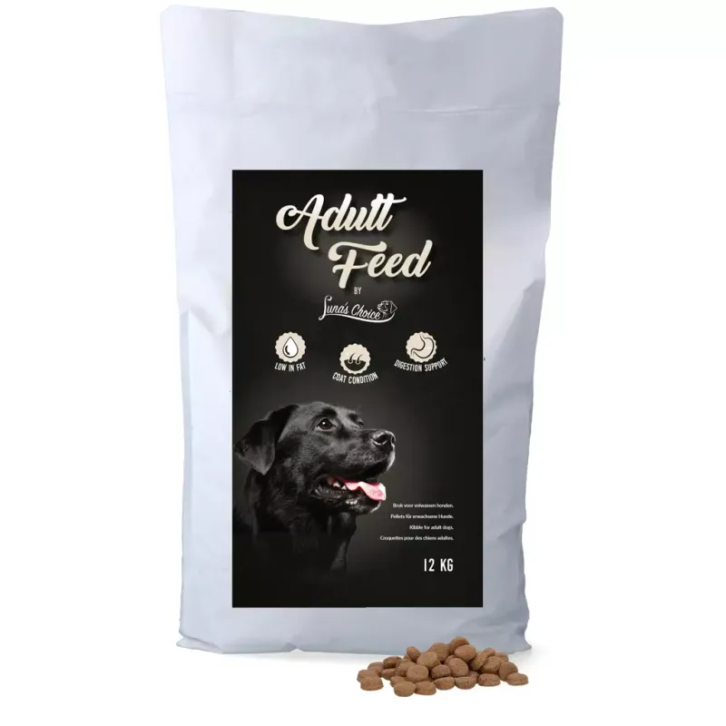 Luna's Choice Adult Hundefutter – 12 kg – Leicht verdaulich – Glänzendes Fell