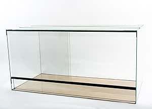 massgefertigtes Glasterrarium mit Schiebescheiben bis max. 120/60/80 cm