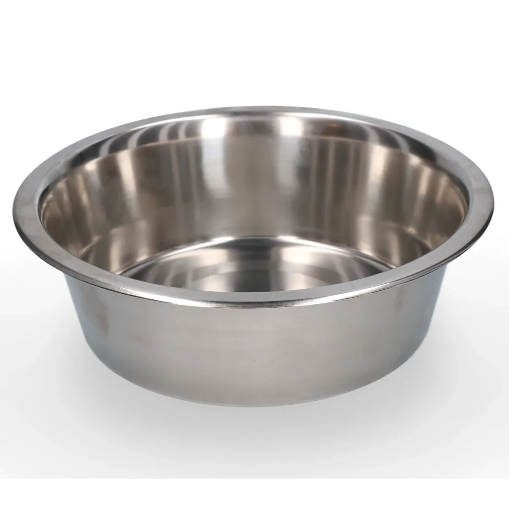 Robuster Futter- oder Trinknapf – Edelstahl – Ø 28 cm