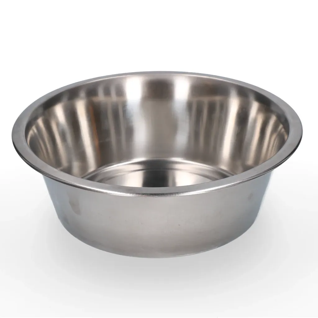 Robuster Futter- oder Trinknapf – Edelstahl – Ø 25 cm