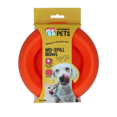 Excellent Pets No-Spill Bowl – 300ml Orange S – Futternapf &amp; Trinknapf