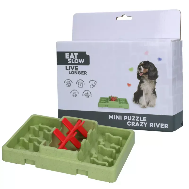 Eat Slow Live Longer Mini Puzzle Crazy River – Futterpuzzle – Klein