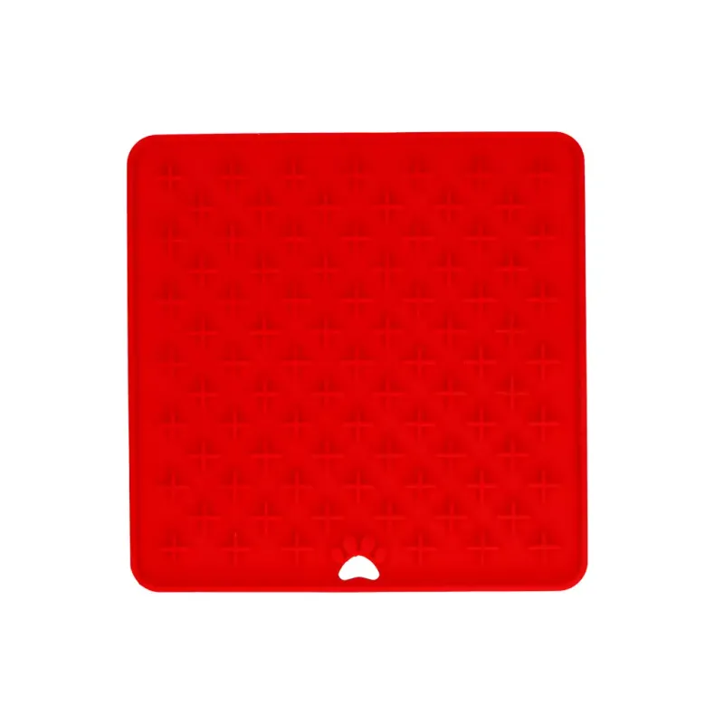 Eat Slow Live Longer Lick Mat Cross Rot – Leckmatte – Herausfordernd