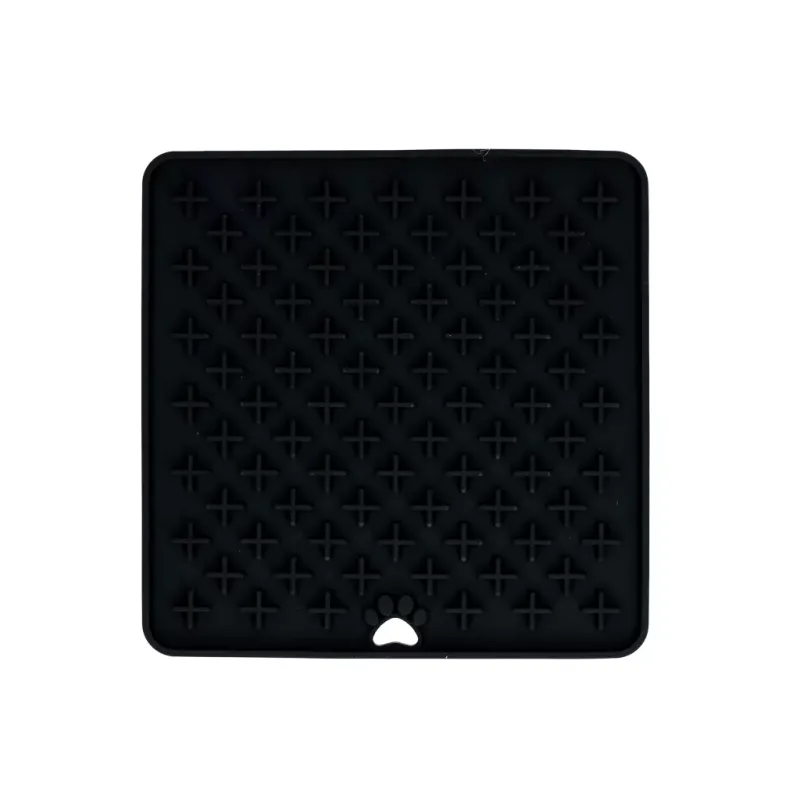 Eat Slow Live Longer Lick Mat Cross Grau – Leckmatte – Herausfordernd