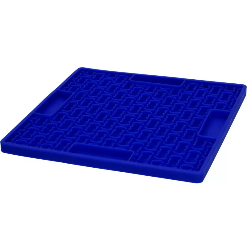 Eat Slow Live Longer Lick Mat Bones Blau – Leckmatte – Herausfordernd