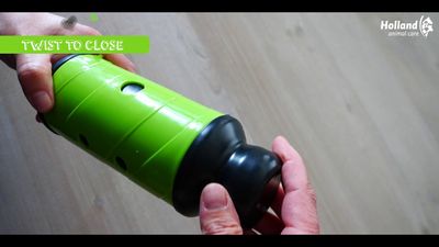 Eat Slow Live Longer Feed &amp; Treat Roller Grau L – Futterrolle – Aktivität