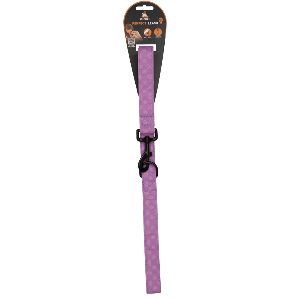 Spotted! Pro Perfect Leash 120 cm Lila – Hundeleine – Profi-Qualität