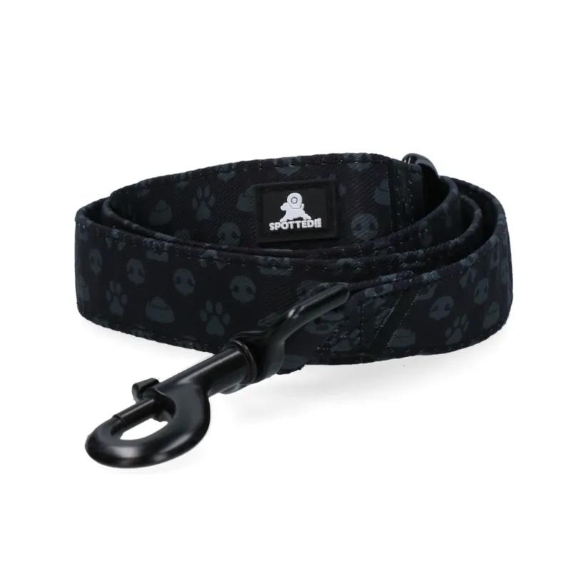 Spotted! Pro Perfect Leash 120 cm Dunkel Grau – Hundeleine – Profi-Qualität