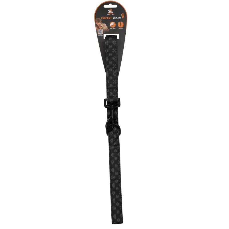 Spotted! Pro Perfect Leash 120 cm Dunkel Grau – Hundeleine – Profi-Qualität