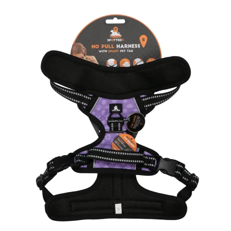 Spotted! Pro No Pull Harnas Lila S – Hundegeschirr – Anti-Zug