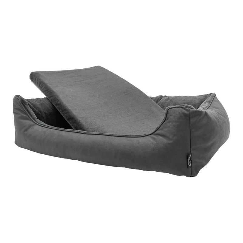 Orthopädisches Hundebett waschbar ca. 50x65cm Grey – Memory Foam