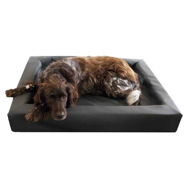 Lounge Hundebett S (50 x 60 cm) – Wasserdicht – PU Leder