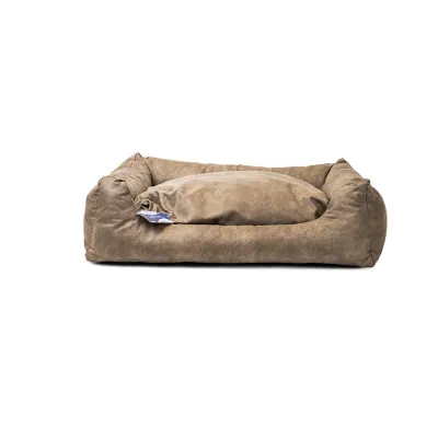 Let's Sleep Sweet Dreams Hundebett L Taupe – Mit Kissen