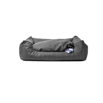 Let's Sleep Sweet Dreams Hundebett L Anthrazit – Mit Kissen