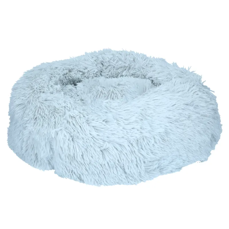 Let's Sleep Donut Hellgrau M – Hundebett – Katzenbett – Fluffy