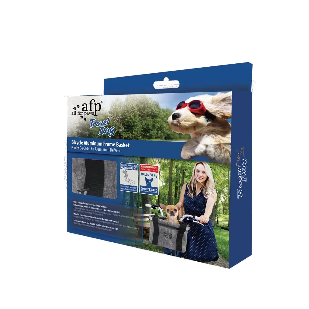 Fahrradkorb für Hunde AFP Travel Dog - Easy-go Bicycle Pet Basket