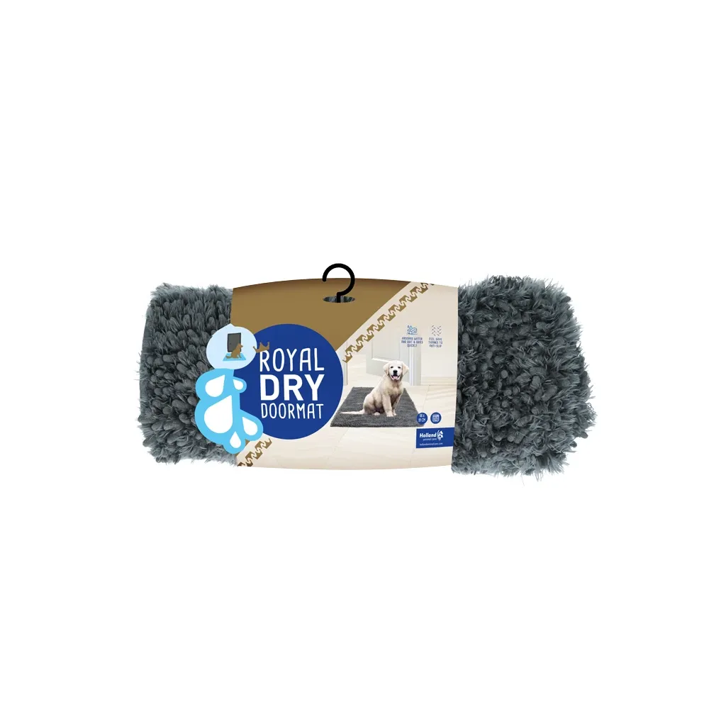 Royal Dry Fussmatte für Hunde M (66 x 91 cm) – Mikrofaser – Saugfähig
